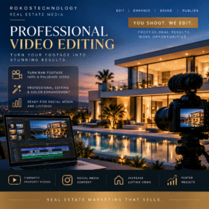 Professional Real Estate Video Editing & Social Package